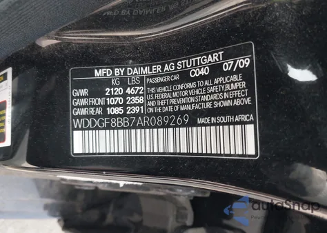 2010 Mercedes-Benz C 300 Luxury 4Matic/Sport 4Matic from USA, damaged, VIN WDDGF8BB7AR089269